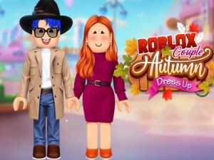 Spēle Roblox pāris rudens ģērbšanās online