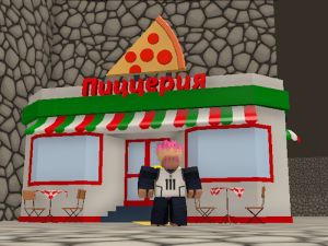 Spēle Obby picas piegāde online