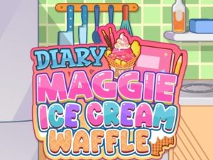 Spēle Dienasgrāmata Maggie: saldējuma vafele online