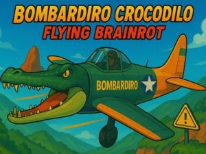 Spēle Bombardiro Crocodilo Flying Brainrot online