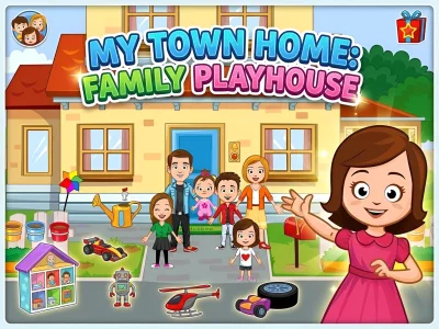 Spēle My Town Home: Family Playhouse online