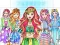 Spēle Girl Coloring Dress Up Games online