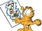 Spēle Garfield connects the dots online