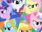 Spēle Pony Round Puzzle online