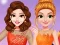 Spēle Princesses Ice Skating Dress Up online