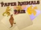 Spēle Paper Animals Pair online