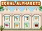 Spēle Equal Alphabets online