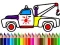 Spēle Back To School: Truck Coloring Book online