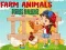 Spēle Farm Animals Puzzles Challenge online