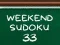 Spēle Weekend Sudoku 33 online
