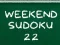 Spēle Weekend Sudoku 22 online