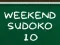 Spēle Weekend Sudoku 10 online