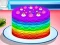Spēle Cooking Rainbow Cake online
