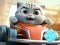 Spēle Jigsaw Puzzle: Cat Racing Driver online