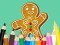 Spēle Coloring Book: Gingerbreads online