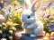 Spēle Jigsaw Puzzle: Sunny Forest Rabbit online