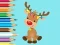 Spēle Coloring Book: Cute Christmas Reindeer online