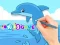 Spēle Coloring Book: Cute Dolphin online