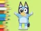 Spēle Coloring Book: Happy Bluey online