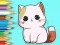 Spēle Coloring Book: Cute Kitten online