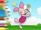 Spēle Coloring Book: Piglet Holds Toy Windmill online