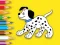 Spēle Coloring Book: Cute Spotted Dog online