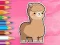 Spēle Coloring Book: Cute Alpaca online
