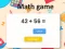 Spēle Math game online