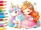 Spēle Coloring Book: Unicorn Secret Whisper online