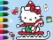 Spēle Coloring Book: Hello Kitty Christmas online