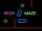 Spēle Neon Car Maze online