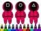 Spēle Coloring Book: Squid Game Mask online