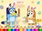 Spēle Coloring Book: Bluey Happy Easter online