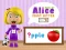 Spēle World of Alice First Letter online