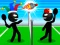 Spēle Stickman Sports Badminton online