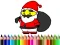 Spēle Back To School: Santa Claus Coloring online