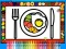 Spēle Color and Decorate Dinner Plate online