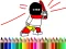 Spēle Back To School: Hero Coloring Book online