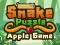 Spēle Snake Puzzle Apple Game online