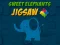 Spēle Sweet Elephants Jigsaw online