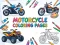 Spēle Motorcycle Coloring Pages online
