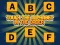 Spēle Touch The Alphabet In The Oder online