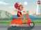 Spēle City Scooter Ride Coloring online