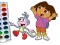 Spēle Dora The Explorer Coloring Book online