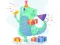 Spēle Dino Party Jigsaw online