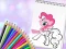 Spēle Cute Pony Coloring Book online