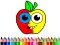 Spēle Back To School: Apple Coloring Book online