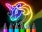 Spēle Learn to Draw Glow Cartoon online
