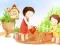 Spēle Cartoon Childrens Day Puzzle online