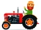 Spēle Cartoon Farm Traktors online